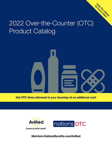 2022 Over-the-Counter (OTC) Product Catalog - AvMed