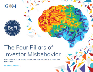 The Four Pillars Of Investor Misbehavior - Gouldin & McCarthy
