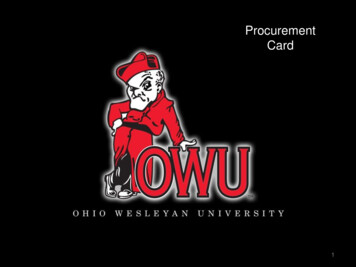 Procurement Card - Owu.edu