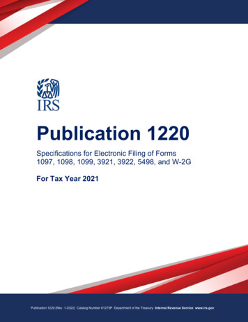 Publication 1220 (Rev. 1-2022) - IRS Tax Forms