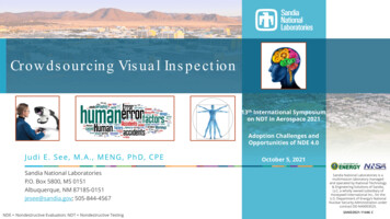 Crowdsourcing Visual Inspection - NDT