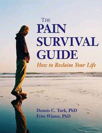 The Pain Survival Guide: How To Reclaim Your Life (APA Lifetools)