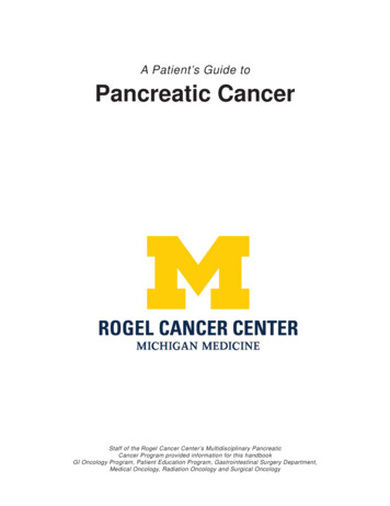 A Patient's Guide To Pancreatic Cancer