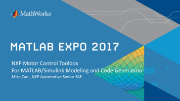 NXP Motor Control Toolbox For MATLAB/Simulink Modeling And Code Generation