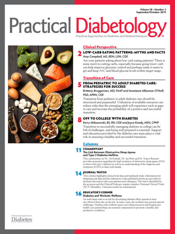 Practical Approaches To Diabetes And Related Diseases