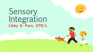 Pediatric Sensory Integration - Inservice Presentation
