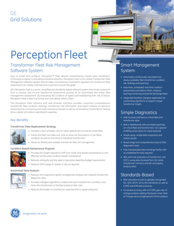 Perception Fleet - GE Grid Solutions
