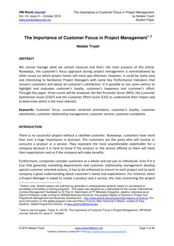 The Importance Of Customer Focus In Project Management