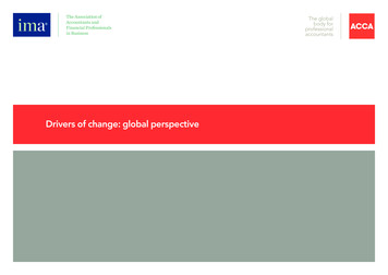 Drivers Of Change: Global Perspective