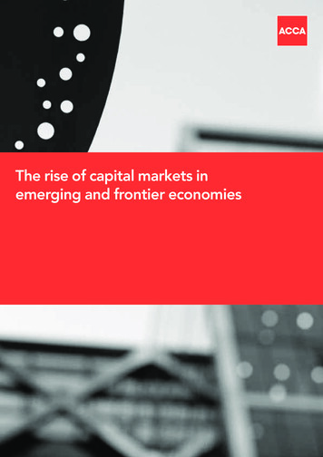 The Rise Of Capital Markets In Emerging And Frontier Economies