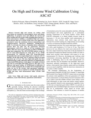 On High And Extreme Wind Calibration Using ASCAT