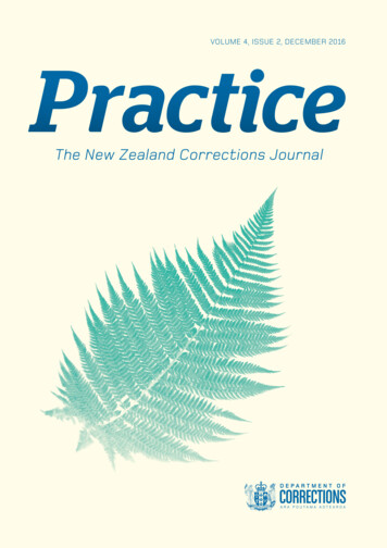 The New Zealand Corrections Journal