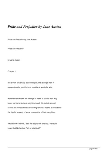 Pride And Prejudice By Jane Austen - Full Text Archive