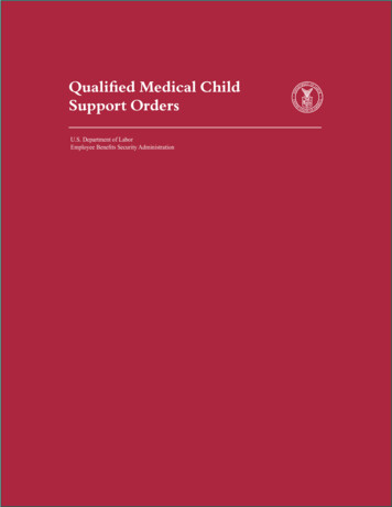 Qualified Medical Child Support Orders 2020 - DOL