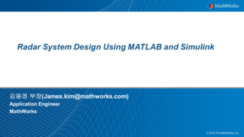 Radar System Design Using MATLAB And Simulink