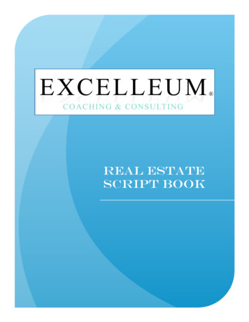 Excelleum Real Estate Script Book - Real Estate Rockstars
