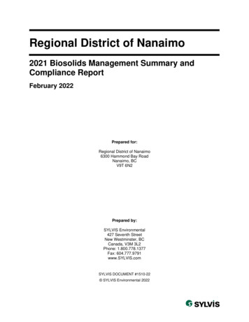 Regional District Of Nanaimo