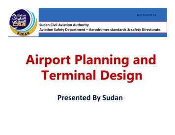 Airport Planning And Terminal Design - ICAO