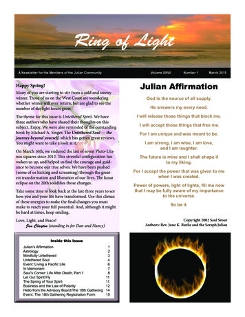 Ring Of Light - Julian Teachings