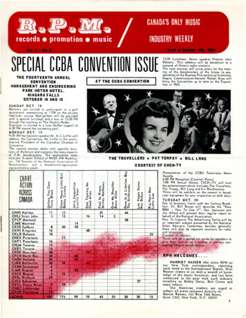 SPECIAL CCBA CONVENTION ISSUE - World Radio History