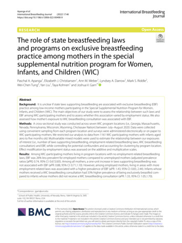 The Role Of State Breastfeeding Laws And Programs On Exclusive .