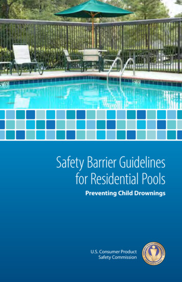 Safety Barrier Guidelines For Residential Pools