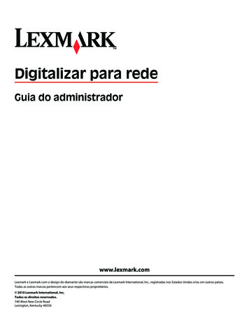 Digitalizar Para Rede - Lexmark
