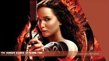 The Hunger Games: Catching Fire Stephanie Curry:MKTG5604