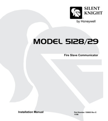 Silent Knight 5128 User Manual - Allied Fire & Security