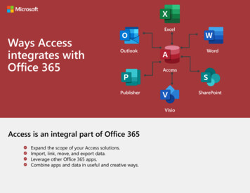 Excel Ways Access Integrates With Office 365 - GitHub Pages