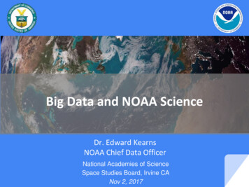 Big Data And NOAA Science