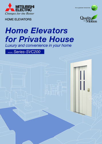 Home Elevators - Mitsubishi Electric