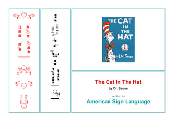 The Cat In The Hat - SignWriting