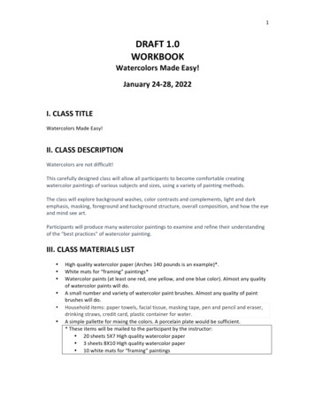 DRAFT 1.0 WORKBOOK - Lessonface