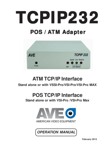 TCPIP 232 ATM POS VSS Manual FEB 2013 (tcpip 232 Atm Pos Manual Feb .