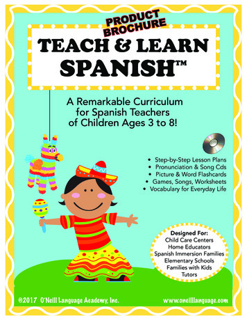 Teach & Learn Spanish - O'Neill Language Academy, Inc