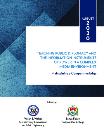 ACPD Teaching Public Diplomacy - State