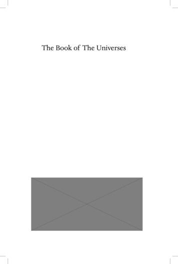 The Book Of The Universes - Cuni.cz