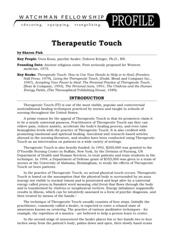 Therapeutic Touch Profile - Watchman Fellowship