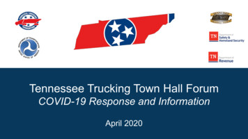 Tennessee Trucking Town Hall Forum
