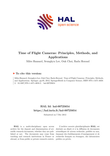Time Of Flight Cameras: Principles, Methods, And Applications