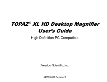 TOPAZ XL HD Desktop Magnifier - Freedom Scientific