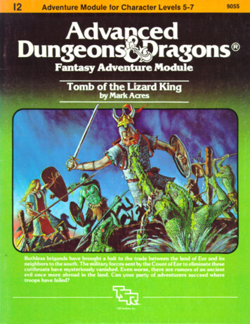 ADVANCED DUNGEONS & DRAGONS - Internet Archive