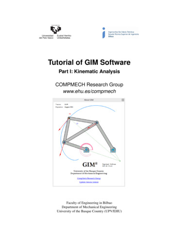 Tutorial Of GIM Software - UPV/EHU