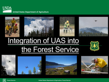 Integration Of UAS Into The Forest Service
