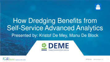 How Dredging Benefits From Self-Service Advanced Analytics - OSIsoft