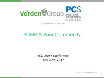 PCMH & Your Community - PCC Learn