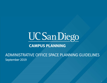 2019-0920 Administrative Space Use Guidelines