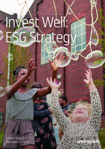Invest Well: ESG Strategy