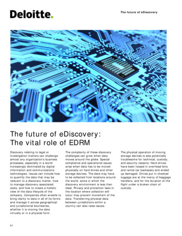 The Future Of EDiscovery: The Vital Role Of EDRM - Deloitte